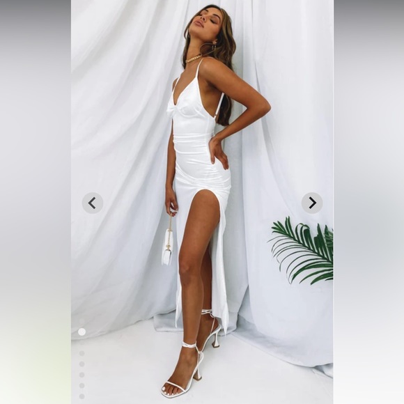 Beginning Boutique - Freesia Formal Dress - White - Picture 6 of 12